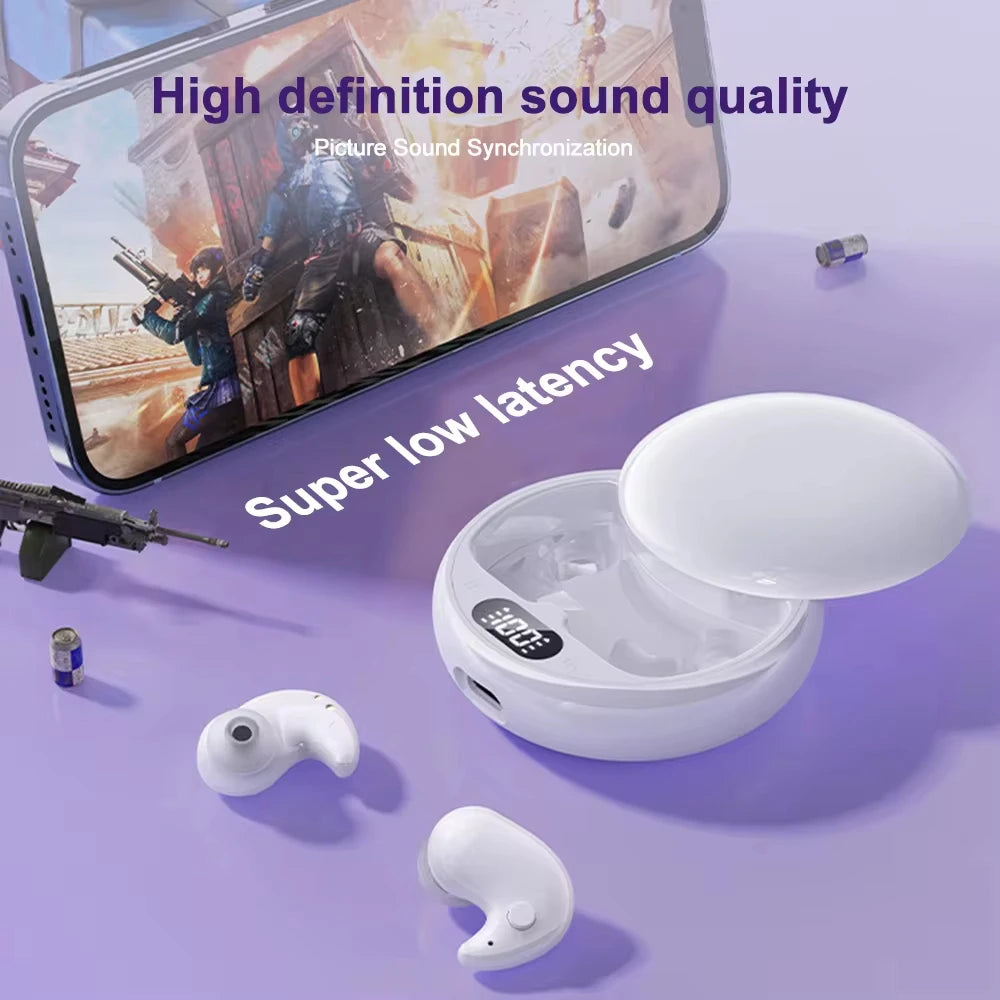 Xiaomi Y36 Sleep Mini Invisible Headset Bluetooth 5.3 Ipx5 Waterproof TWS Wireless Earphone With Mic Sports Stereo Headsets New