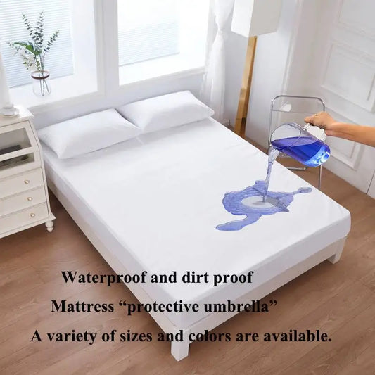 Full Waterproof Mattress Protector, Ultra Soft Breathable Bed Cover with Deep Pocket, Machine Washable ,Various Sizes and colors