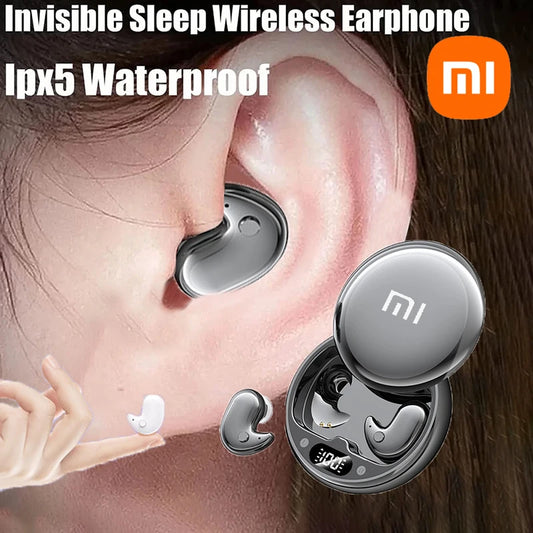 Xiaomi Y36 Sleep Mini Invisible Headset Bluetooth 5.3 Ipx5 Waterproof TWS Wireless Earphone With Mic Sports Stereo Headsets New